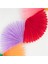- Rainbow Honeycomb Fan Garland - Gökkuşağı Petekli Yelpaze Asılan Süs 3
