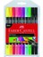 Faber Castell Keçeli Kalem 10 Renk Çift Taraflı Neon 5062151109 1