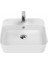 Loop Masa Üstü İnce Lavabo Beyaz 45CM 2