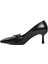 458296 Siyah Rugan Ince Topuklu Kadın Abiye Ayakkabı 2
