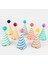 - Stripe Party Hats - Çizgili Parti Şapkaları (8'li) 1