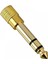 Starkpro ST-33568 6.3mm-3.5mm Erkek Dişi Metal Altın Kulaklık Stereo Jack Ses Çevirici Adaptör 3
