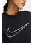Dri-Fit Get Fit Oversize Kesim Siyah Kadın Sweatshrit 4