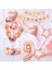 Rose Gold Şeffaf Konfetili Yaş Balon Seti 1