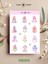 Unicorn Kız Sticker - Cg-12 - Ajanda Planlayıcı Bullet Journal Için Uygundur 1