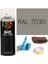 Akrilik Sprey Boya Gri RAL-7030 Boya Seti 400ML +Zımpara+Kağıt Bant+Eldiven 1