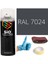 Akrilik Sprey Boya Gri RAL-7024 Boya Seti 400ML +Zımpara+Kağıt Bant+Eldiven 1