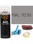 Akrilik Sprey Boya Gri RAL-7036 Boya Seti 400ML +Zımpara+Kağıt Bant+Eldiven 1