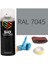 Akrilik Sprey Boya Gri RAL-7045 Boya Seti 400ML +Zımpara+Kağıt Bant+Eldiven 1