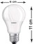 12W (105W) LED Ampul 2700K Sarı - E27 Duy 5 Adet 1
