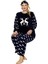 Büyük Beden Kadın Polar Peluş Pijama Takımı 2