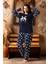 Büyük Beden Kadın Polar Peluş Pijama Takımı 5