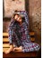Kadın Kışlık Welsoft Peluş Polar Düğmeli Pijama Takımı 3
