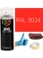 Akrilik Sprey Boya Kırmızı RAL-3024 Boya Seti 400ML +Zımpara+Kağıt Bant+Eldiven 1