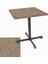 Halley Werzalit Kare Esb Mutfak Masası 70X70 - Edgy Wood 1