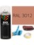 Akrilik Sprey Boya Kırmızı RAL-3012 Boya Seti 400ML +Zımpara+Kağıt Bant+Eldiven 1