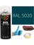 Akrilik Sprey Boya Mavi RAL-5020 Boya Seti 400ML +Zımpara+Kağıt Bant+Eldiven 1