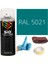 Akrilik Sprey Boya Mavi RAL-5021 Boya Seti 400ML +Zımpara+Kağıt Bant+Eldiven 1
