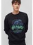 Rick And Morty Baskılı Siyah SWEATSHIRT0S10185-900 2