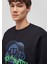 Rick And Morty Baskılı Siyah SWEATSHIRT0S10185-900 5