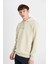 Boxy Fit Kapüşonlu Sırt Baskılı Sweatshirt C6148AX24AU 4