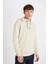 Boxy Fit Kapüşonlu Sırt Baskılı Sweatshirt C6148AX24AU 5