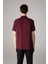 New Regular Fit Kısa Kollu Polo Tişört Bordo 5