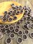 115 mm Kahverengi 4 Delikli Polyester Düğme(20 Adet) 1