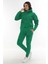 Eşofman Takımı Sweatshirt Jogger - Baskılı Oversize Şardonlu 3 Iplik Kapüşonlu Takım 2
