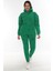 Eşofman Takımı Sweatshirt Jogger - Baskılı Oversize Şardonlu 3 Iplik Kapüşonlu Takım 4