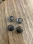 15 mm Kahverengi-Bej 4 Delikli Polyester DÜĞME(15ADET) 2