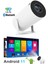 Projeksiyon 1080P Taşınabilir Projeksiyon Cihazı Hd 4K Projeksiyon Cihazı Android Tv 4K Projeksiyon 1080 P 1