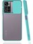 - Xiaomi Redmi Note 11 Pro Plus 5G - Kılıf Slayt Sürgülü Arkası Buzlu Lensi Kapak - Turkuaz - T19680 1