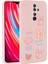 - Xiaomi Redmi Note 8 Pro - Kılıf Kabartma Figürlü Parlak Toys Silikon Kapak - Pembe - T30176 1