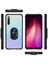 - Xiaomi Redmi Note 8 - Kılıf Yüzüklü Arkası Şeffaf Koruyucu Mola Kapak - Siyah 5