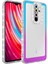 - Xiaomi Redmi Note 8 Pro - Kılıf Simli ve Renk Geçiş Tasarımlı Lens Korumalı Park Kapak - Mavi-Mor - T24492 1