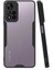 - Xiaomi Redmi Note 11 Pro Plus 5G - Kılıf Kenarı Renkli Arkası Şeffaf Parfe Kapak - Siyah - T20478 1