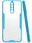 - Xiaomi Redmi 9 - Kılıf Kenarı Renkli Arkası Şeffaf Parfe Kapak - Lacivert - T15403 2