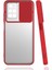 - Xiaomi Redmi 10 - Kılıf Slayt Sürgülü Arkası Buzlu Lensi Kapak - Kırmızı - T19682 1