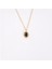 Altın Kolye - Vintage Tasarım Mistik Topaz Taşlı Minimal 14 Ayar Altın Kolye 3