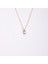 Altın Kolye - - Baget Tasarım London Blue Topaz Taşlı Şık Tarz 14 Ayar Altın Kolye 5