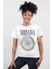 Daire Daire Nirvana Beyaz Kadın Tişört 1