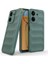 - Xiaomi Poco C65 - Kılıf Esnek TPU Oyuklu Arka Yüzey Tasarımlı Etnik Silikon Kapak - Koyu Yeşil - T32587 2