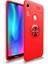 - Huawei Y6S 2019 - Kılıf Yüzüklü Karbon Ravel Silikon Kapak - Siyah-Kırmızı 3