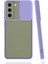 - Samsung Galaxy S22 - Kılıf Slayt Sürgülü Arkası Buzlu Lensi Kapak - Lila - T21732 1