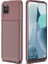 - Huawei P40 Lite - Kılıf Auto Focus Karbon Negro Silikon Kapak - Kahverengi - T13708 1