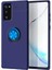 - Samsung Galaxy Note 20 - Kılıf Yüzüklü Karbon Ravel Silikon Kapak - Mavi - T14866 1