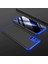 - Oppo A52 - Kılıf Parmak izi Yapmayan 3 Parça Ays Kapak - Siyah-Mavi - T14082 1