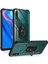 - Huawei Y9 Prime 2019 - Kılıf Yüzüklü Arkası Şeffaf Koruyucu Mola Kapak - Kırmızı - T14231 4