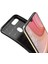 - Oppo A7X - Kılıf Auto Focus Karbon Negro Silikon Kapak - Kahverengi 4